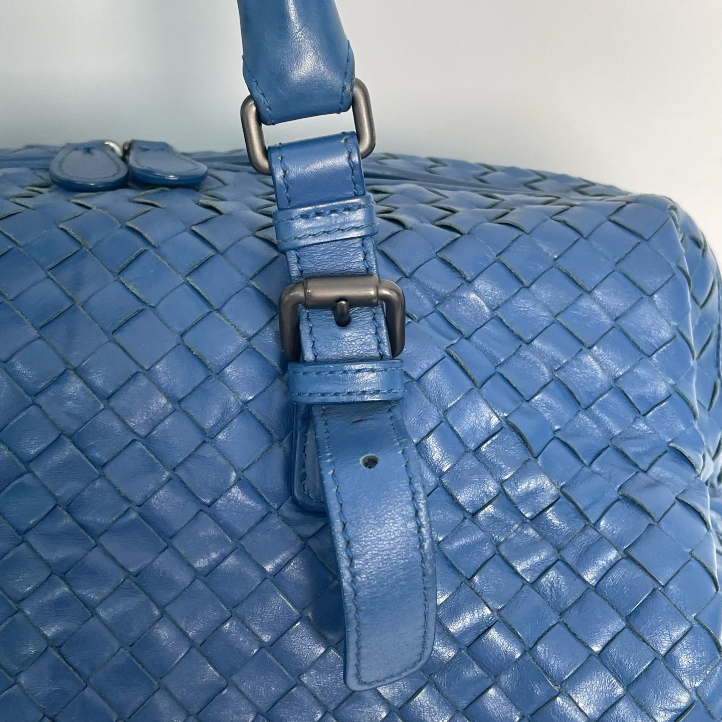 Bottega Veneta Blue Shoulder Bag