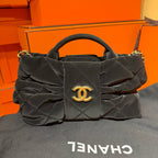Chanel Mini Bow Handbag Crossbody 18 x 26 x 5cm