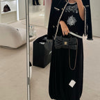 Chanel Mini Bow Handbag Crossbody 18 x 26 x 5cm