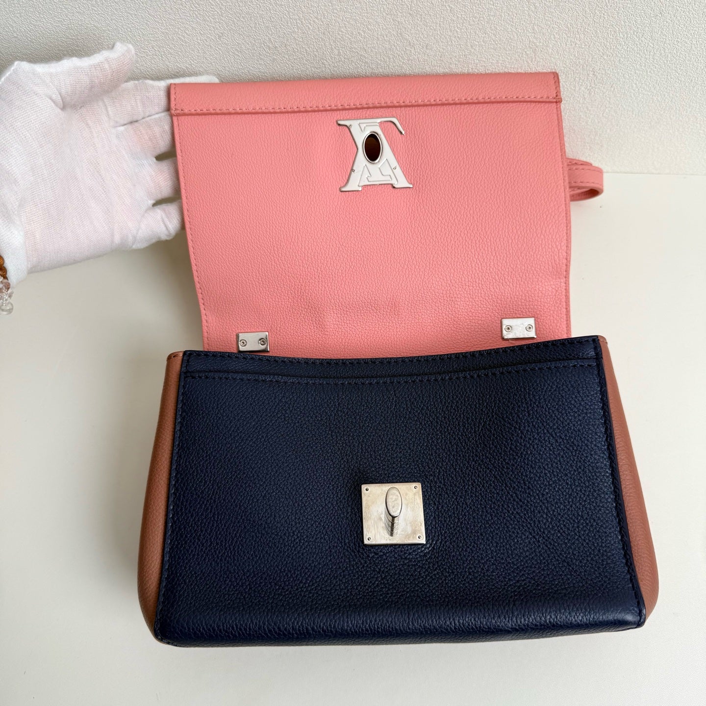 Louis Vuitton Silver Satchel