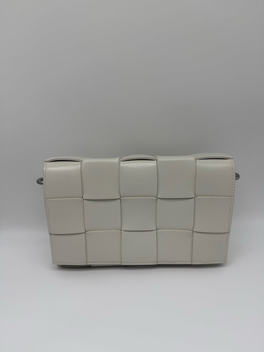 Bottega Veneta White Shoulder Bag