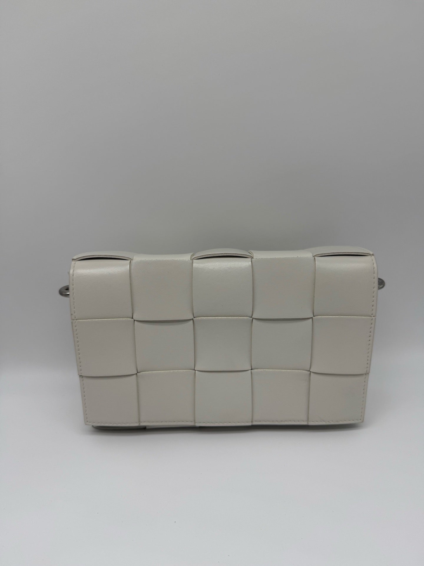 Bottega Veneta White Shoulder Bag