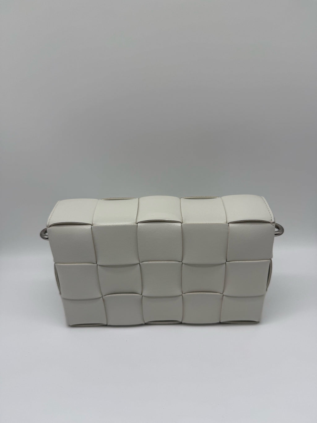 Bottega Veneta White Shoulder Bag