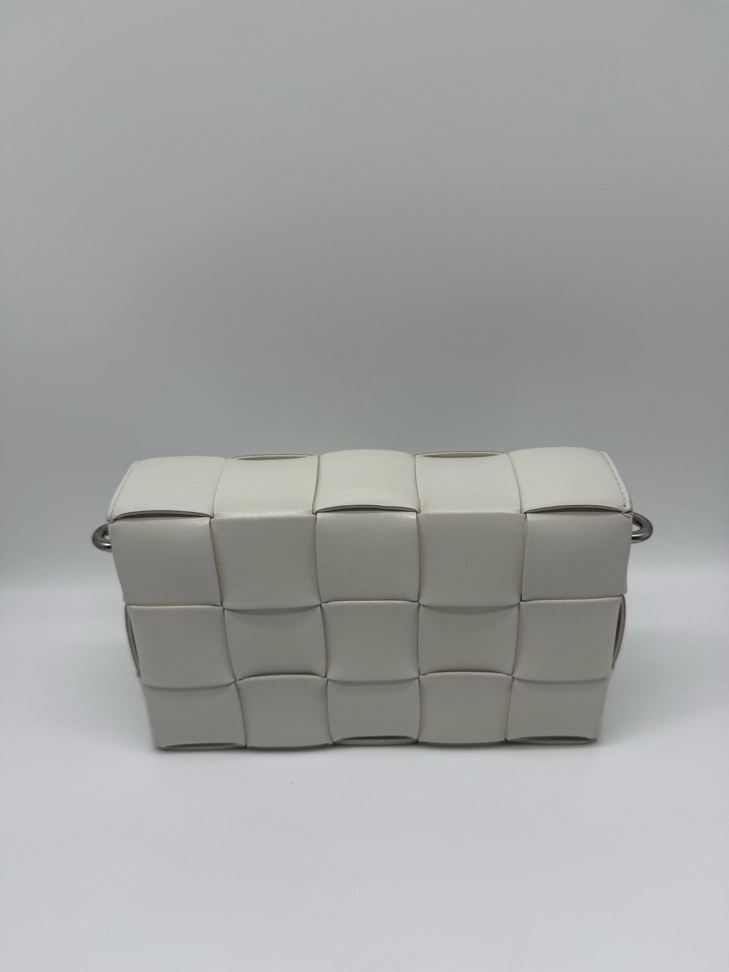 Bottega Veneta White Shoulder Bag
