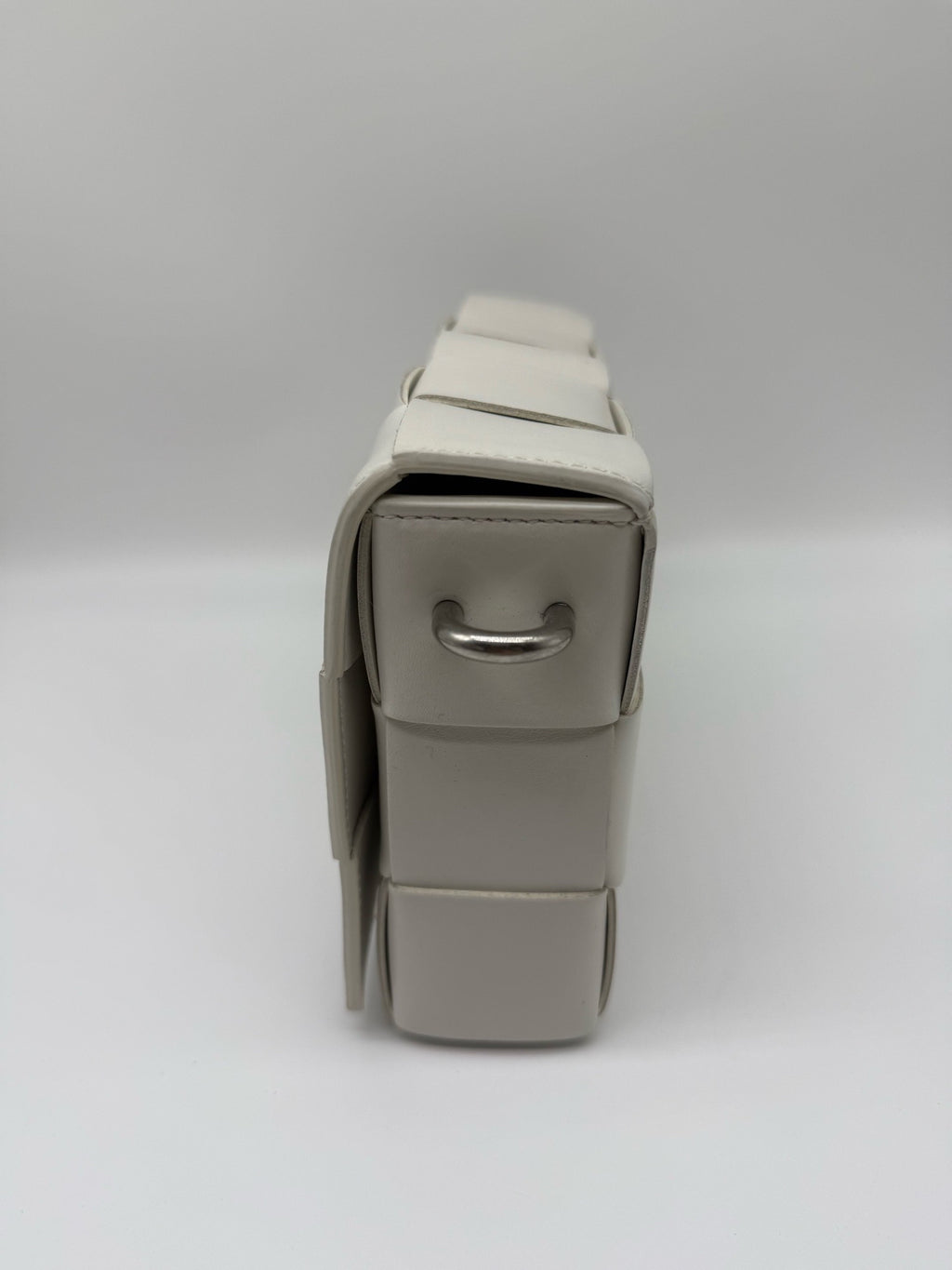 Bottega Veneta White Shoulder Bag