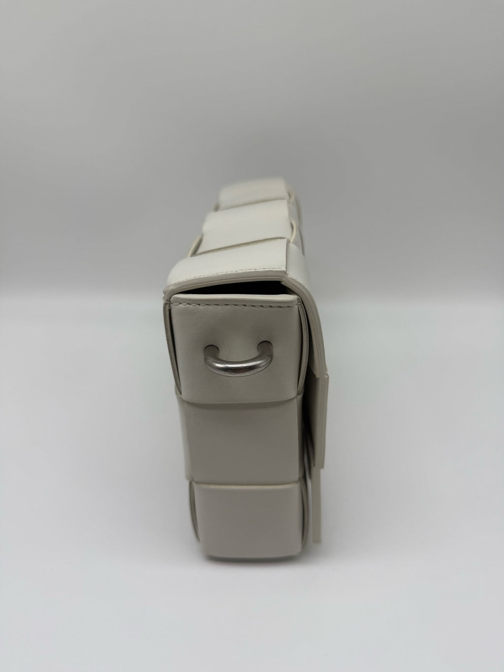 Bottega Veneta White Shoulder Bag