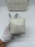 Bottega Veneta White Shoulder Bag