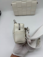Bottega Veneta White Shoulder Bag