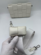 Bottega Veneta White Shoulder Bag