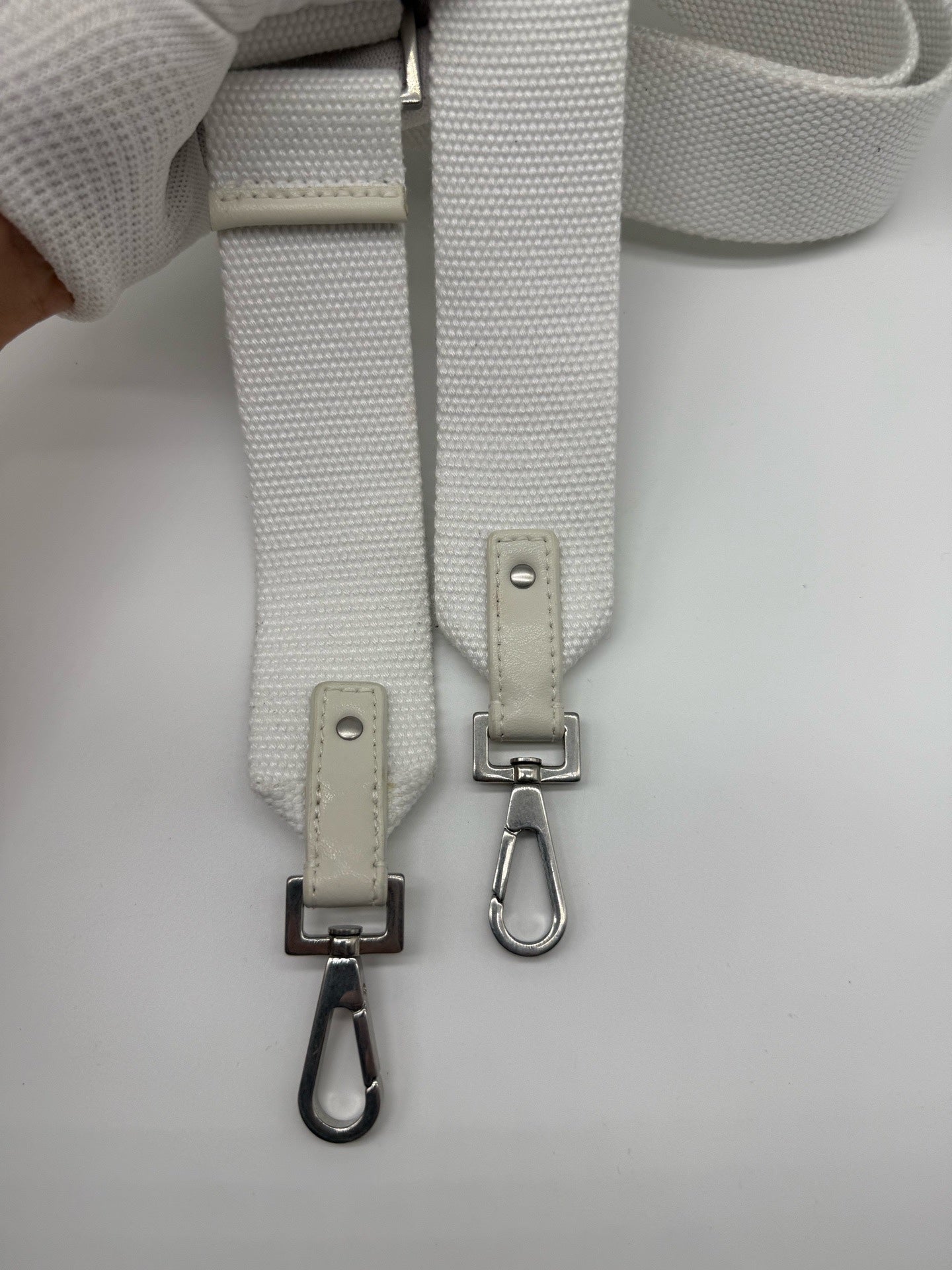 Bottega Veneta White Shoulder Bag
