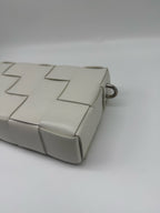 Bottega Veneta White Shoulder Bag