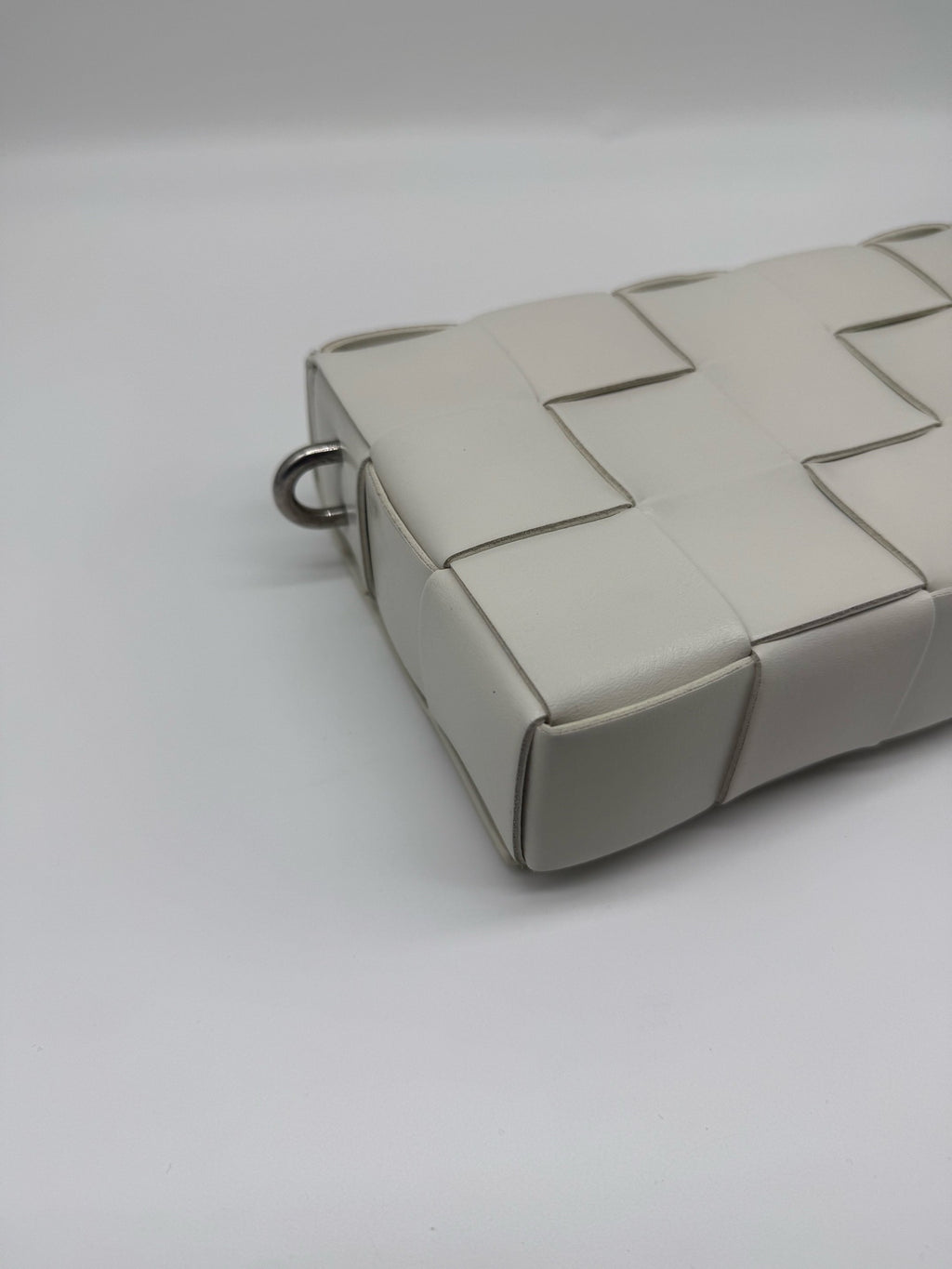 Bottega Veneta White Shoulder Bag