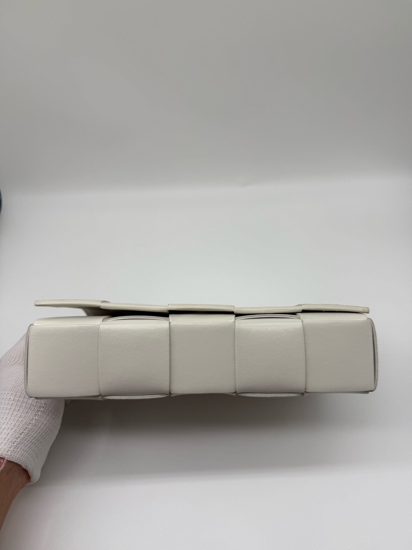 Bottega Veneta White Shoulder Bag