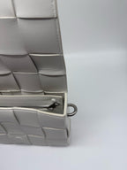 Bottega Veneta White Shoulder Bag