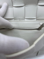 Bottega Veneta White Shoulder Bag