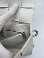 Bottega Veneta White Shoulder Bag