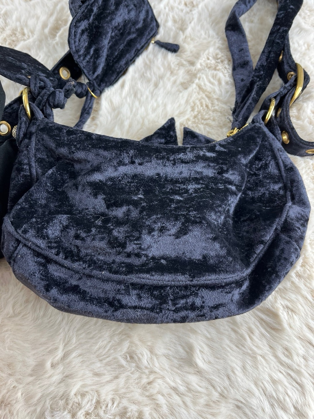 Balenciaga Velvet Crossbody