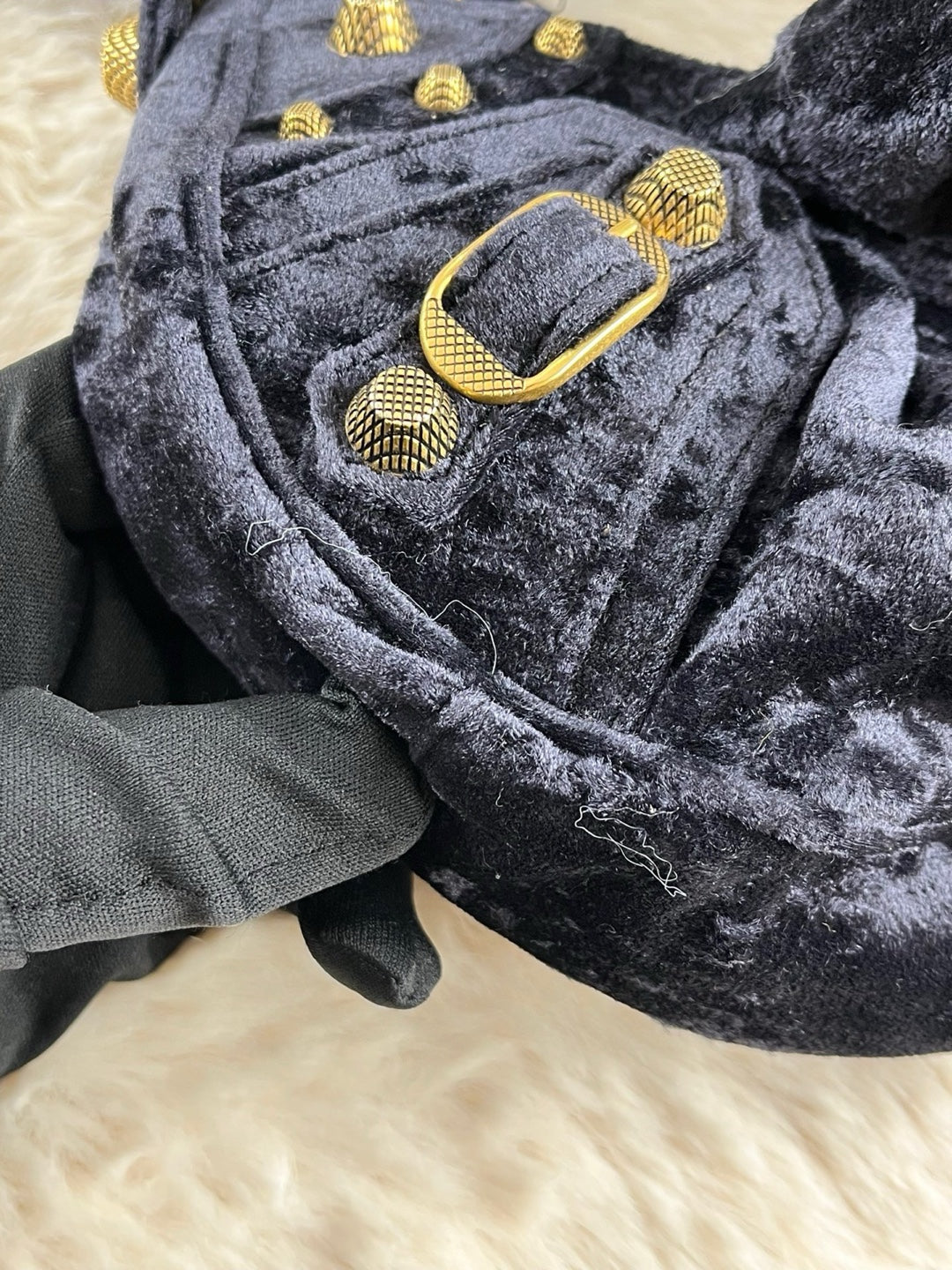 Balenciaga Velvet Crossbody