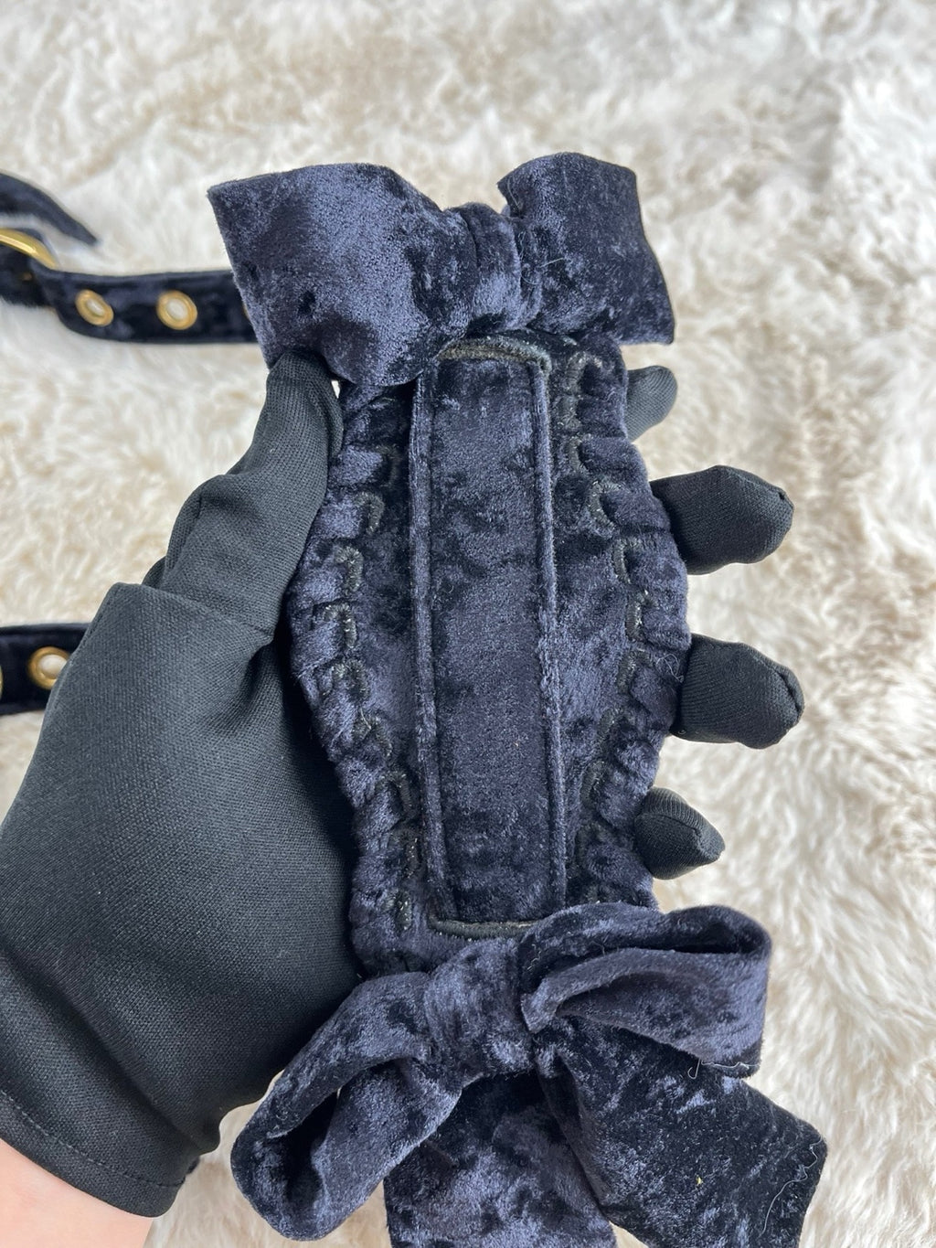 Balenciaga Velvet Crossbody