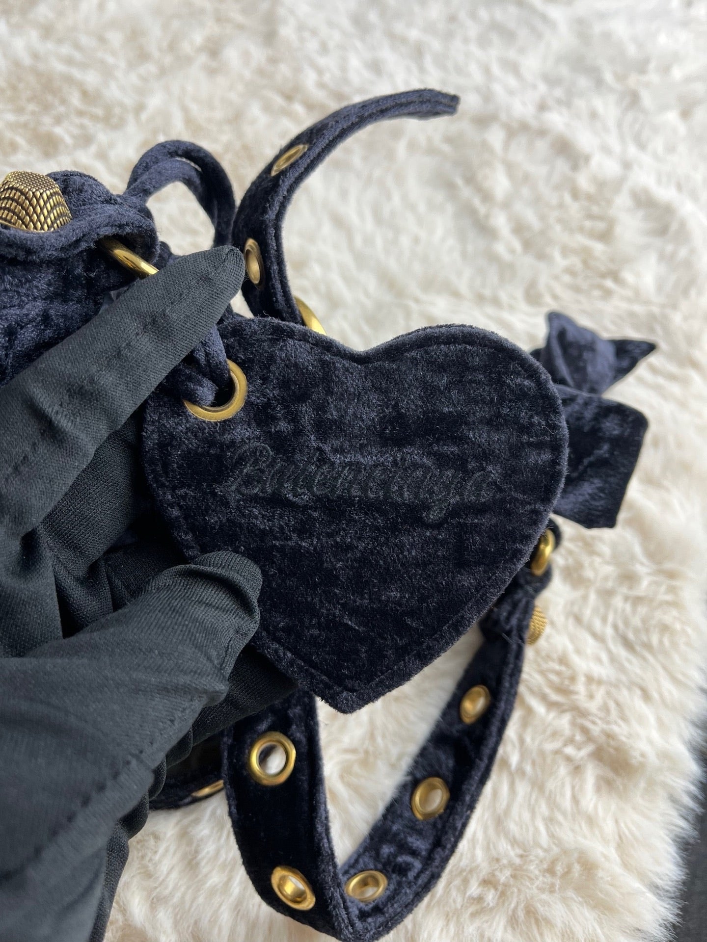 Balenciaga Velvet Crossbody