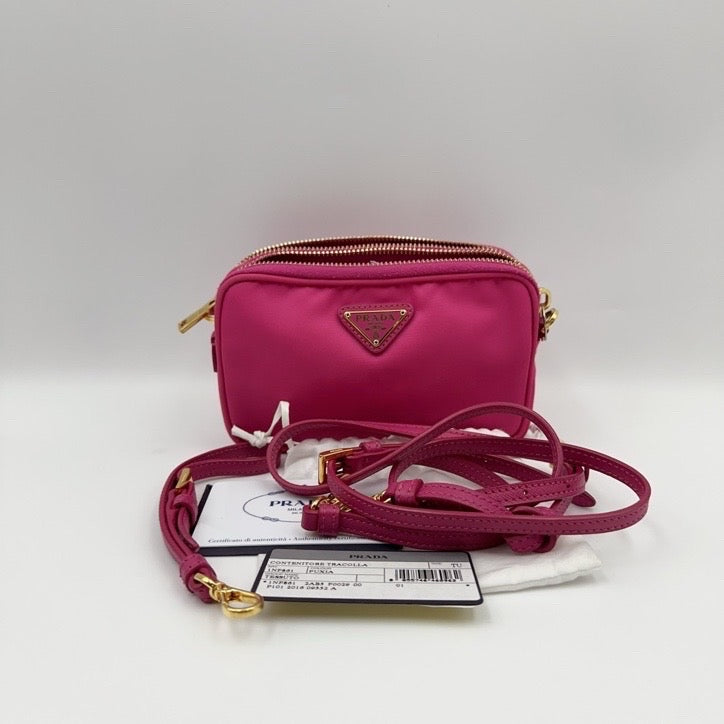 Prada Metal Shoulder Bag