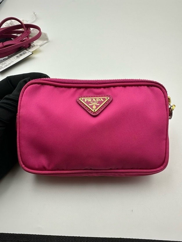 Prada Metal Shoulder Bag