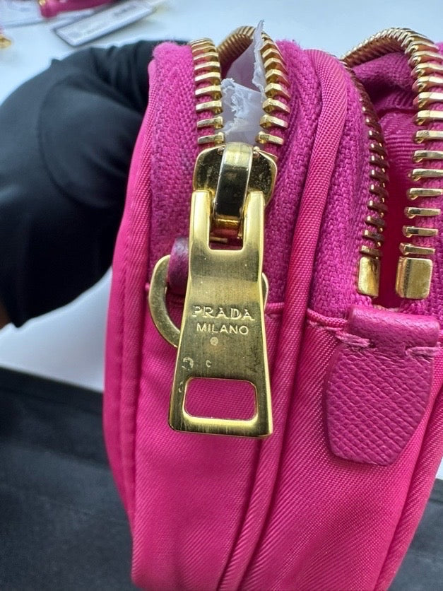 Prada Metal Shoulder Bag