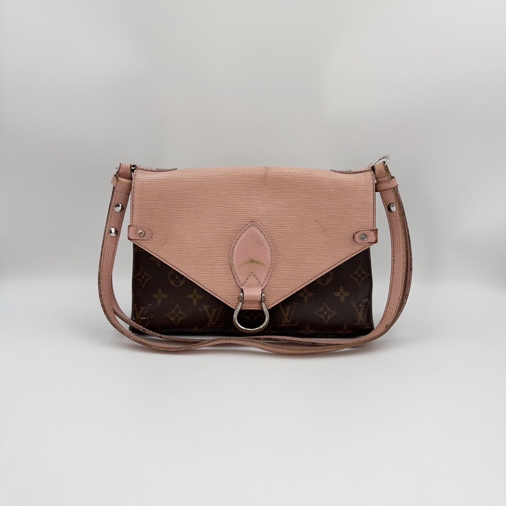Louis Vuitton Lou Leather Pink Shoulder Bag