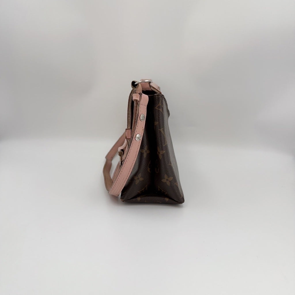 Louis Vuitton Lou Leather Pink Shoulder Bag