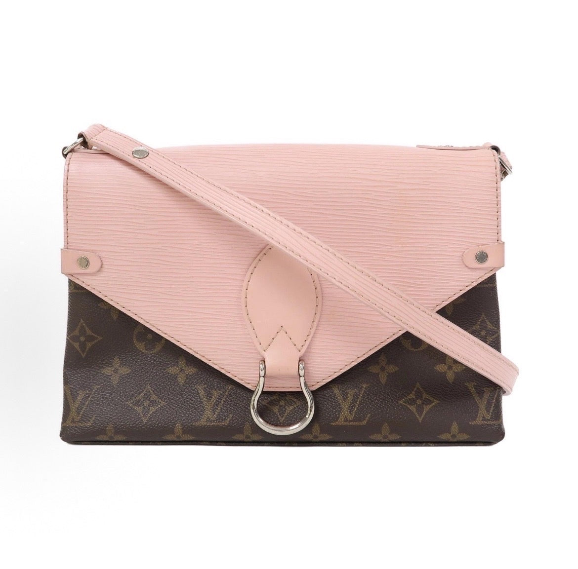 Louis Vuitton Lou Leather Pink Shoulder Bag