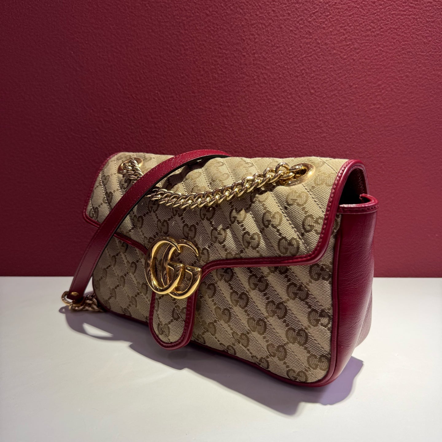 Gucci Canvas Red Crossbody
