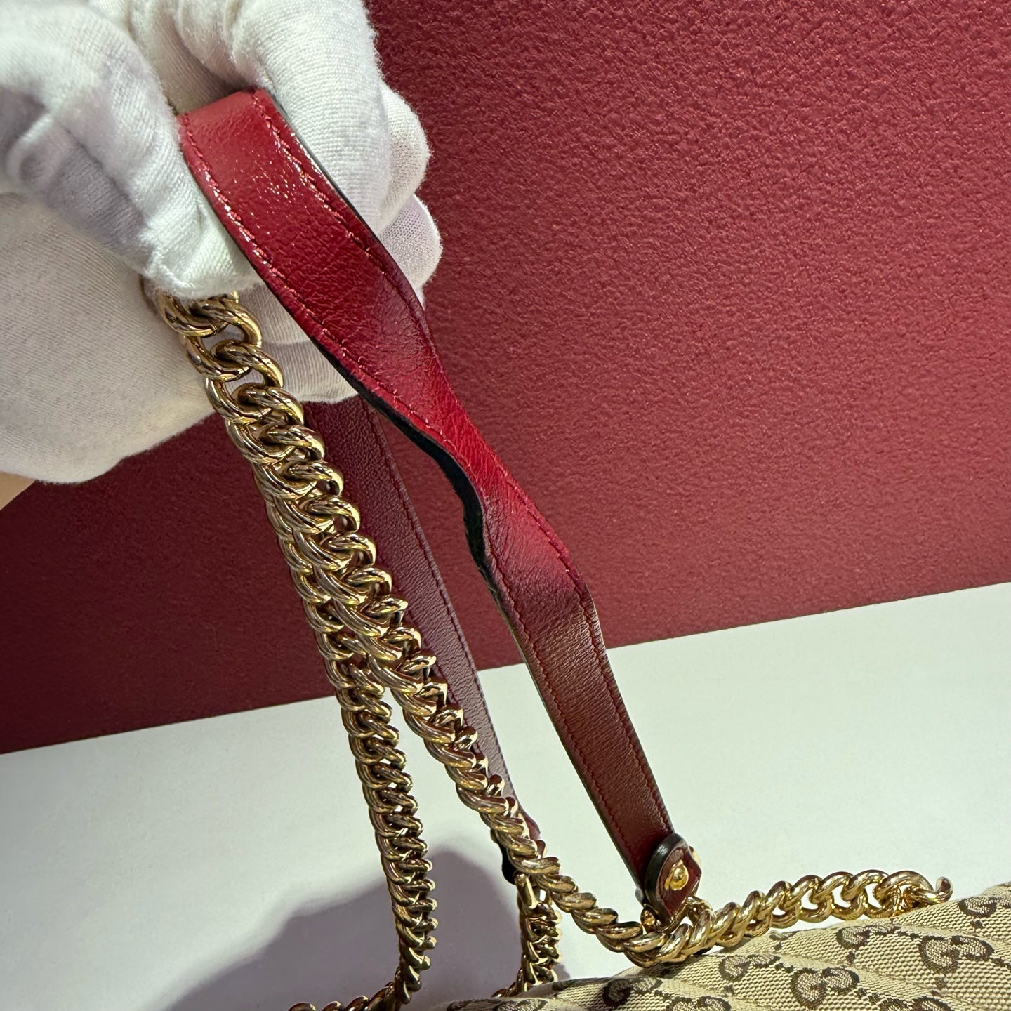 Gucci Canvas Red Crossbody
