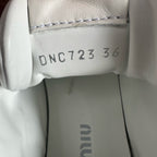 Miu Miu Leather White Skate shoes