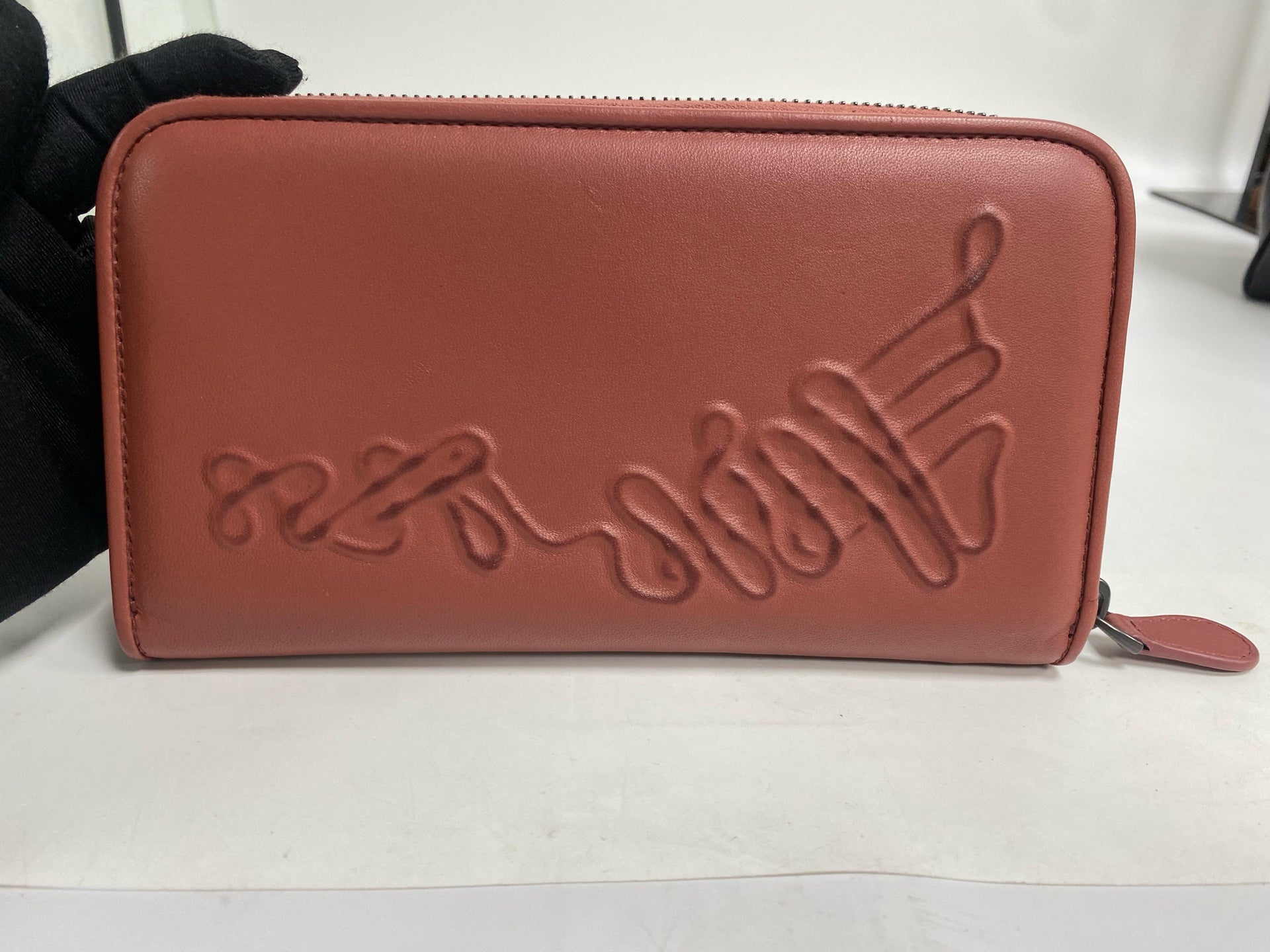 Bottega Veneta Leather Brown Clutch