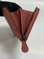 Bottega Veneta Leather Brown Clutch