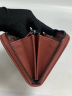 Bottega Veneta Leather Brown Clutch