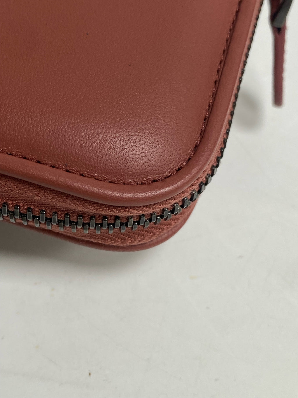 Bottega Veneta Leather Brown Clutch