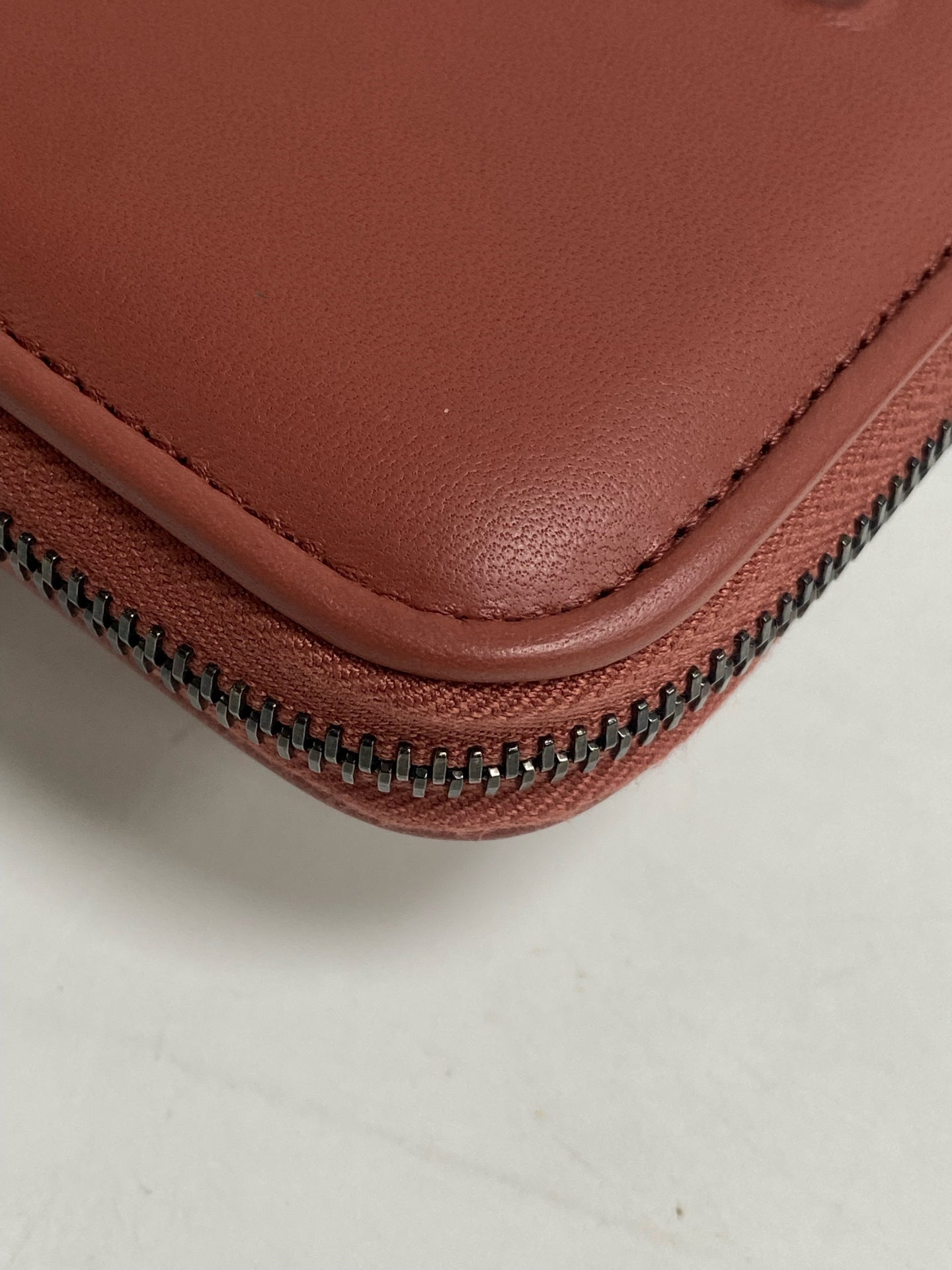 Bottega Veneta Leather Brown Clutch