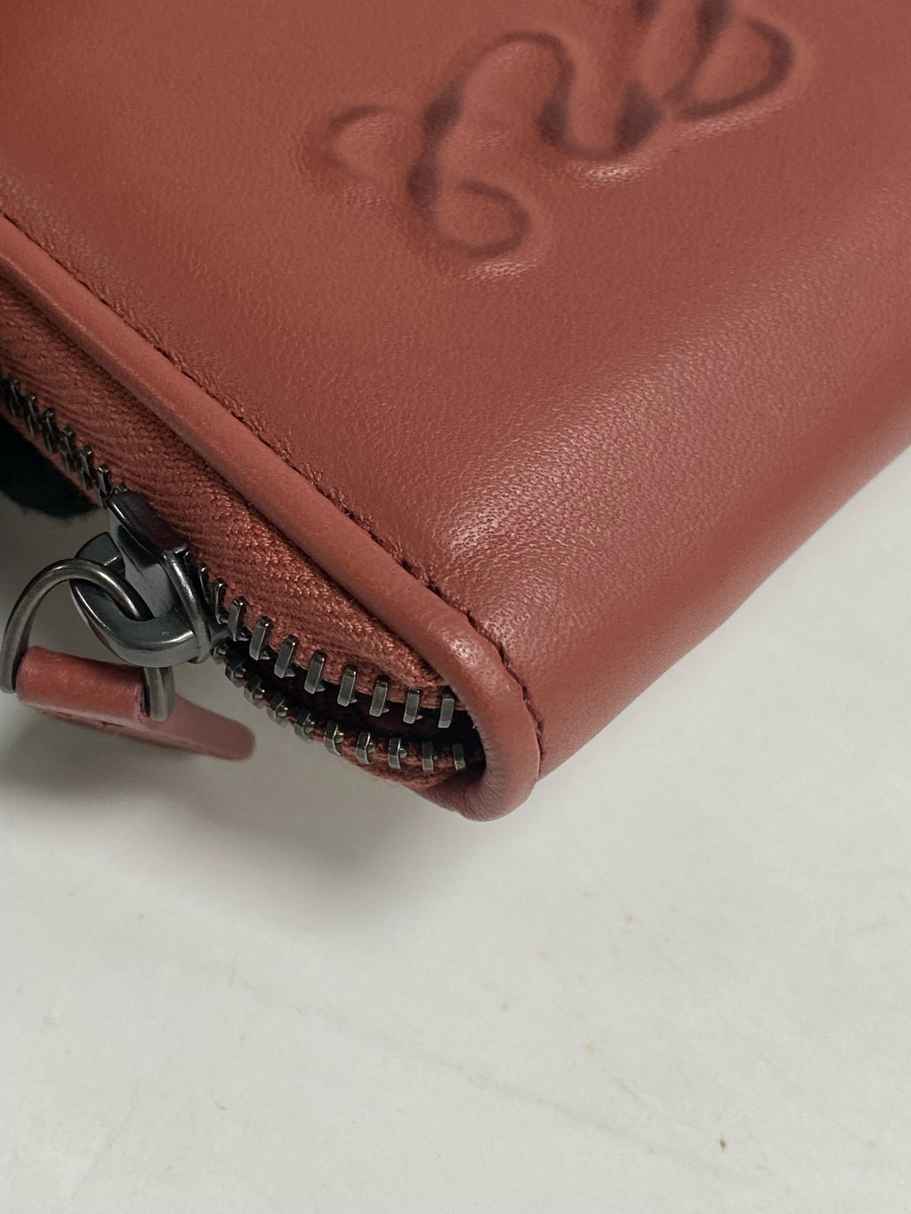 Bottega Veneta Leather Brown Clutch