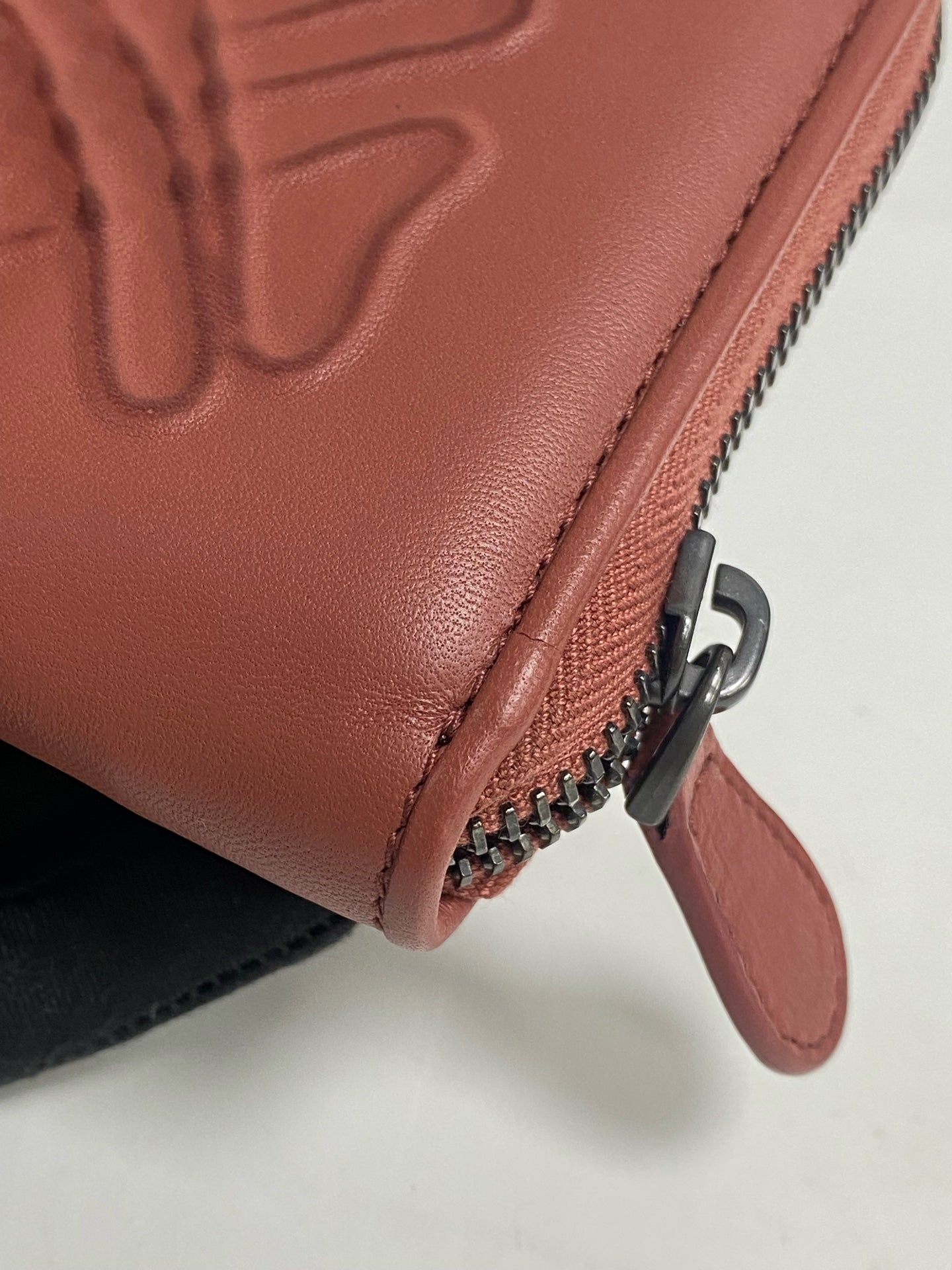 Bottega Veneta Leather Brown Clutch