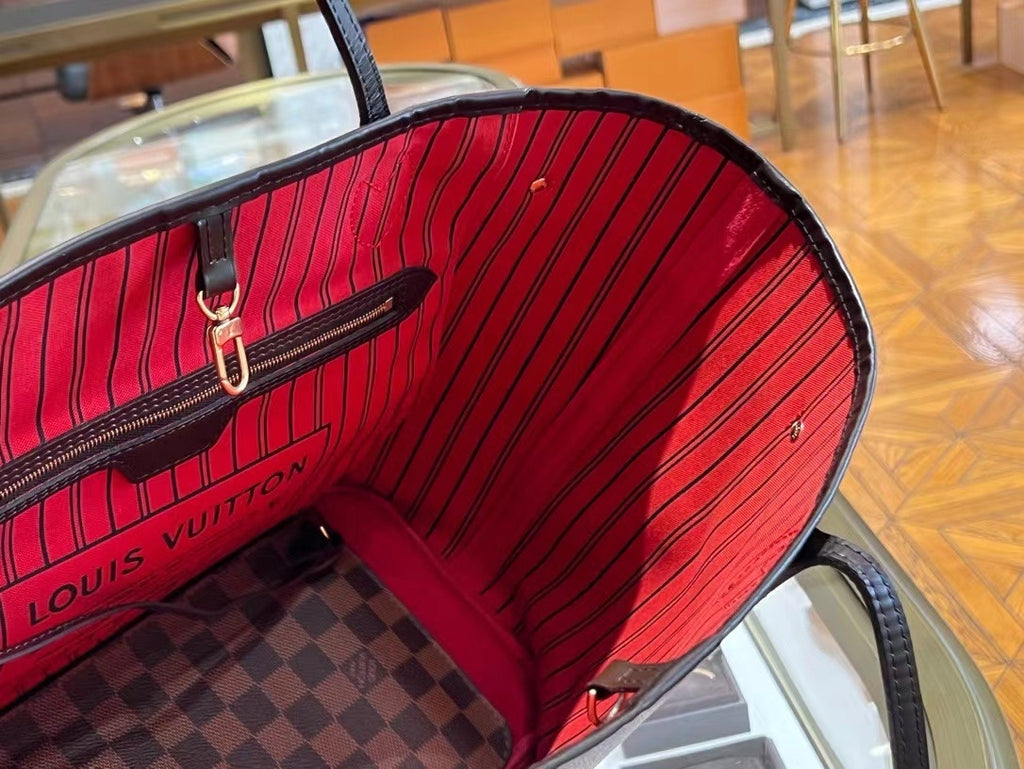 Louis Vuitton Neverfull Red N41357