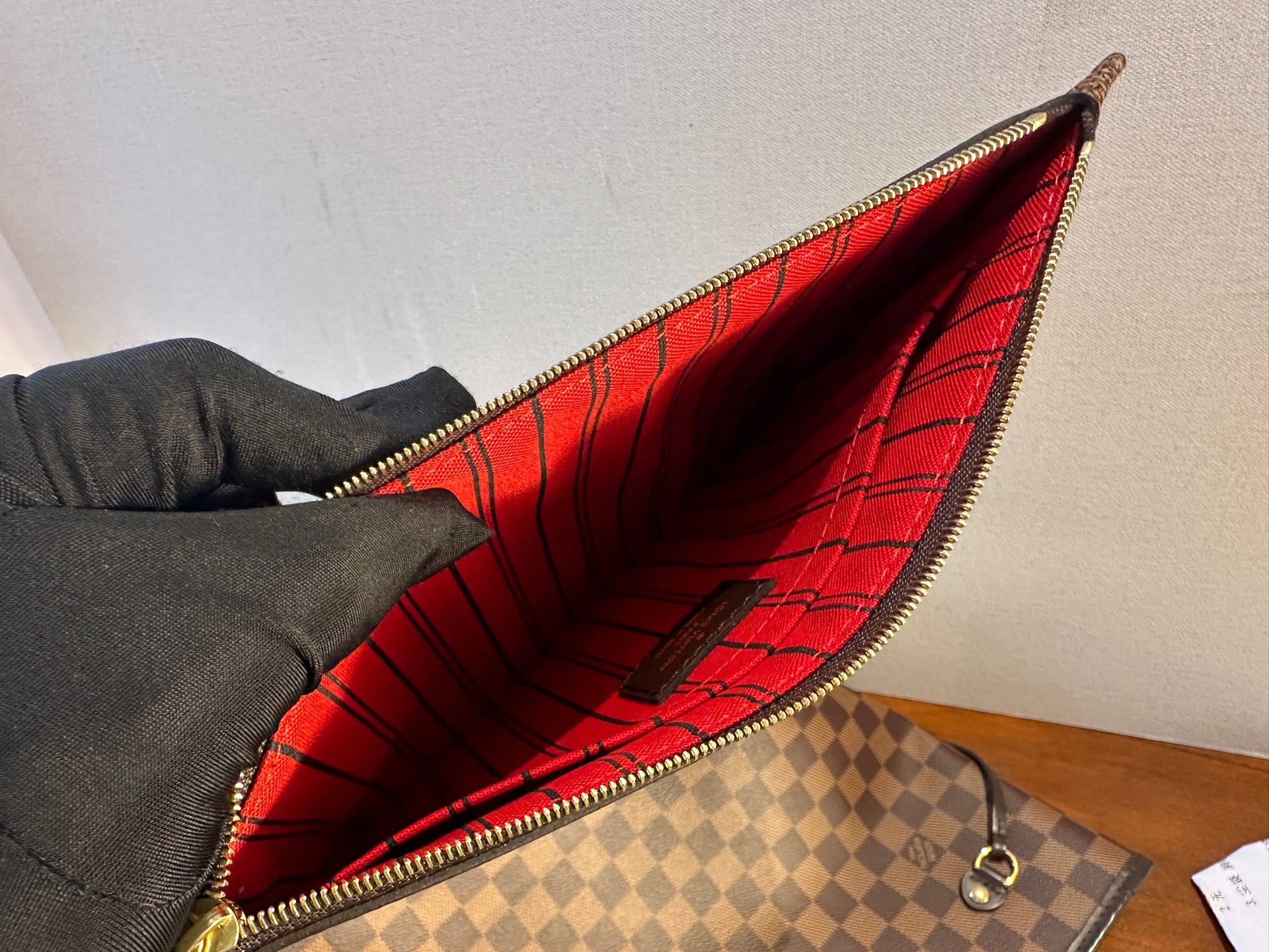 Louis Vuitton Neverfull Red N41357