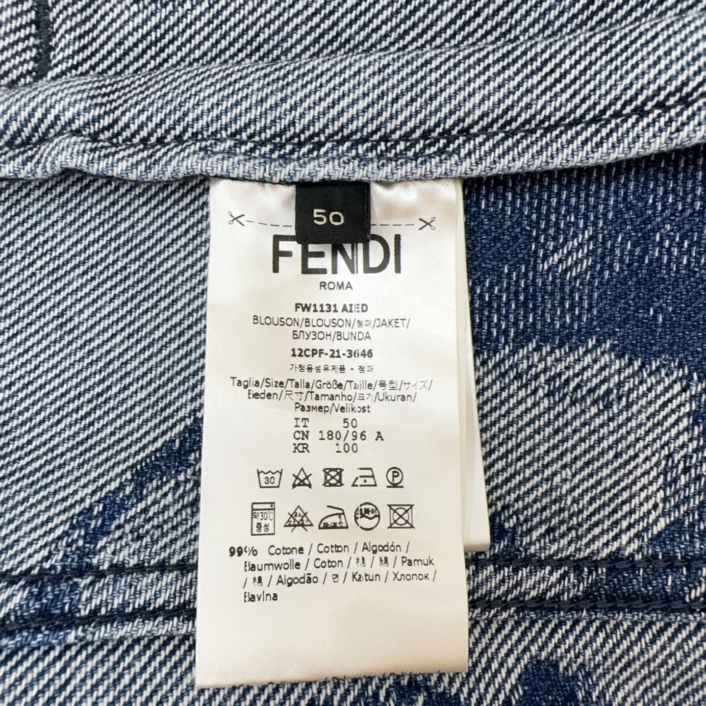 Fendi Blue Coat