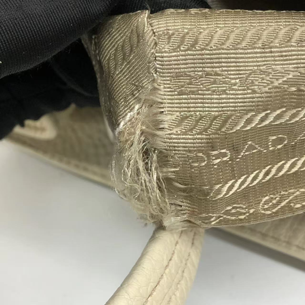 Prada White Shoulder Bag