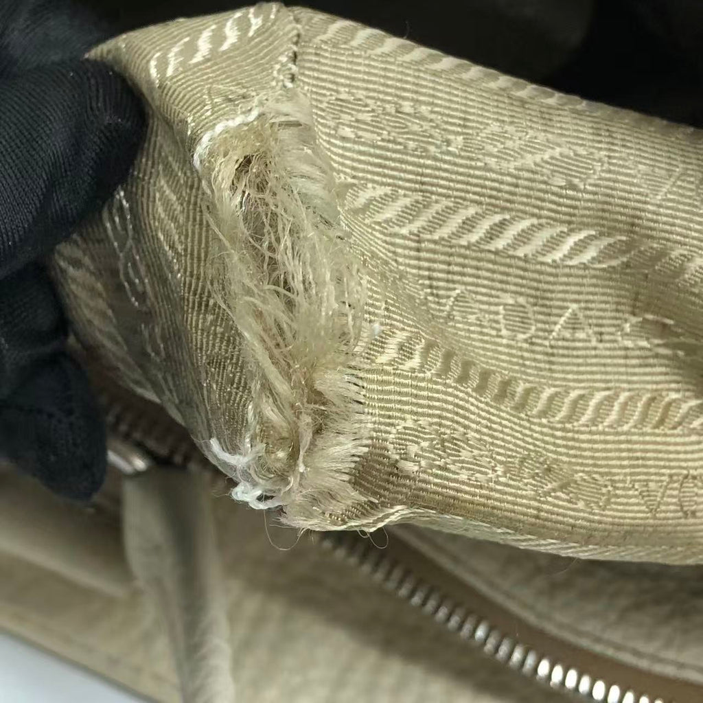 Prada White Shoulder Bag
