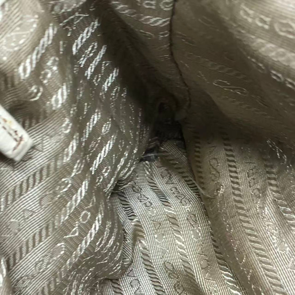 Prada White Shoulder Bag