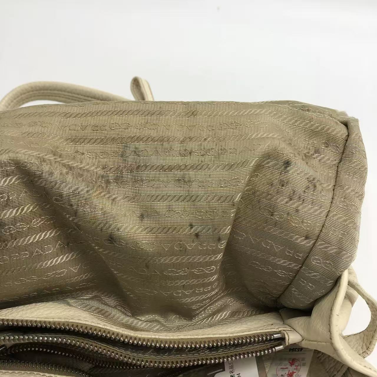 Prada White Shoulder Bag