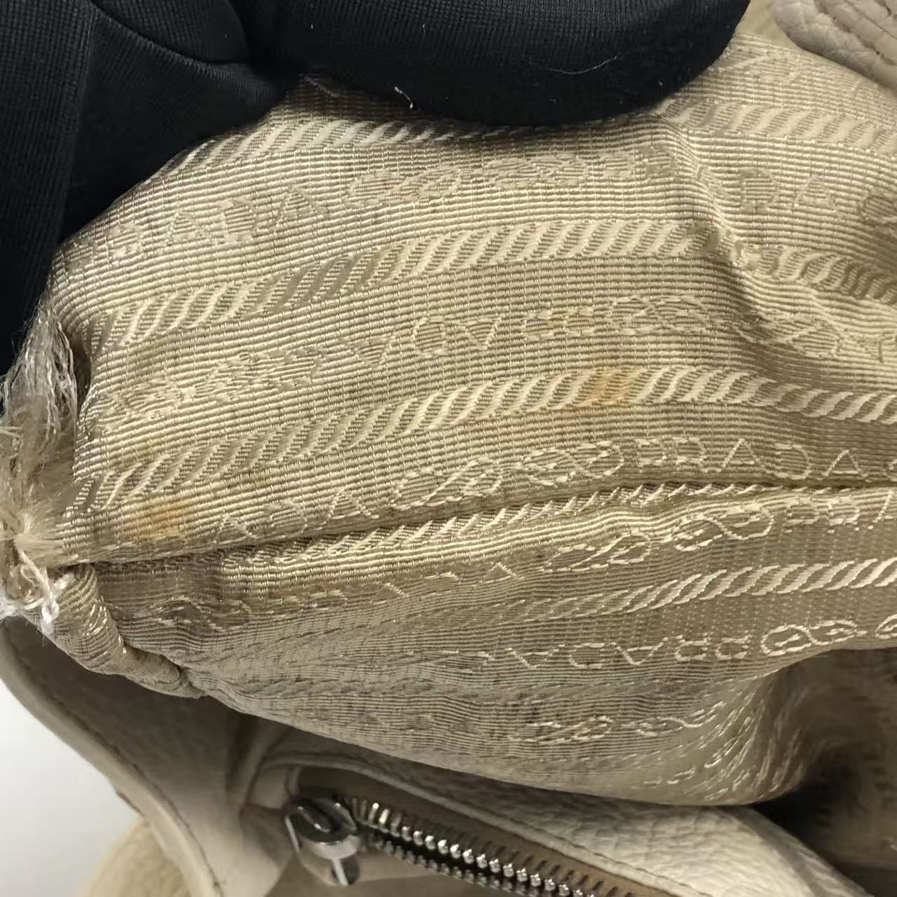 Prada White Shoulder Bag