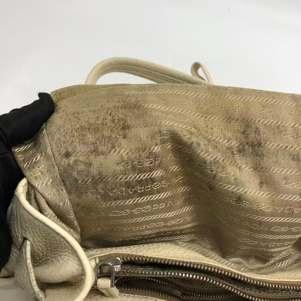 Prada White Shoulder Bag