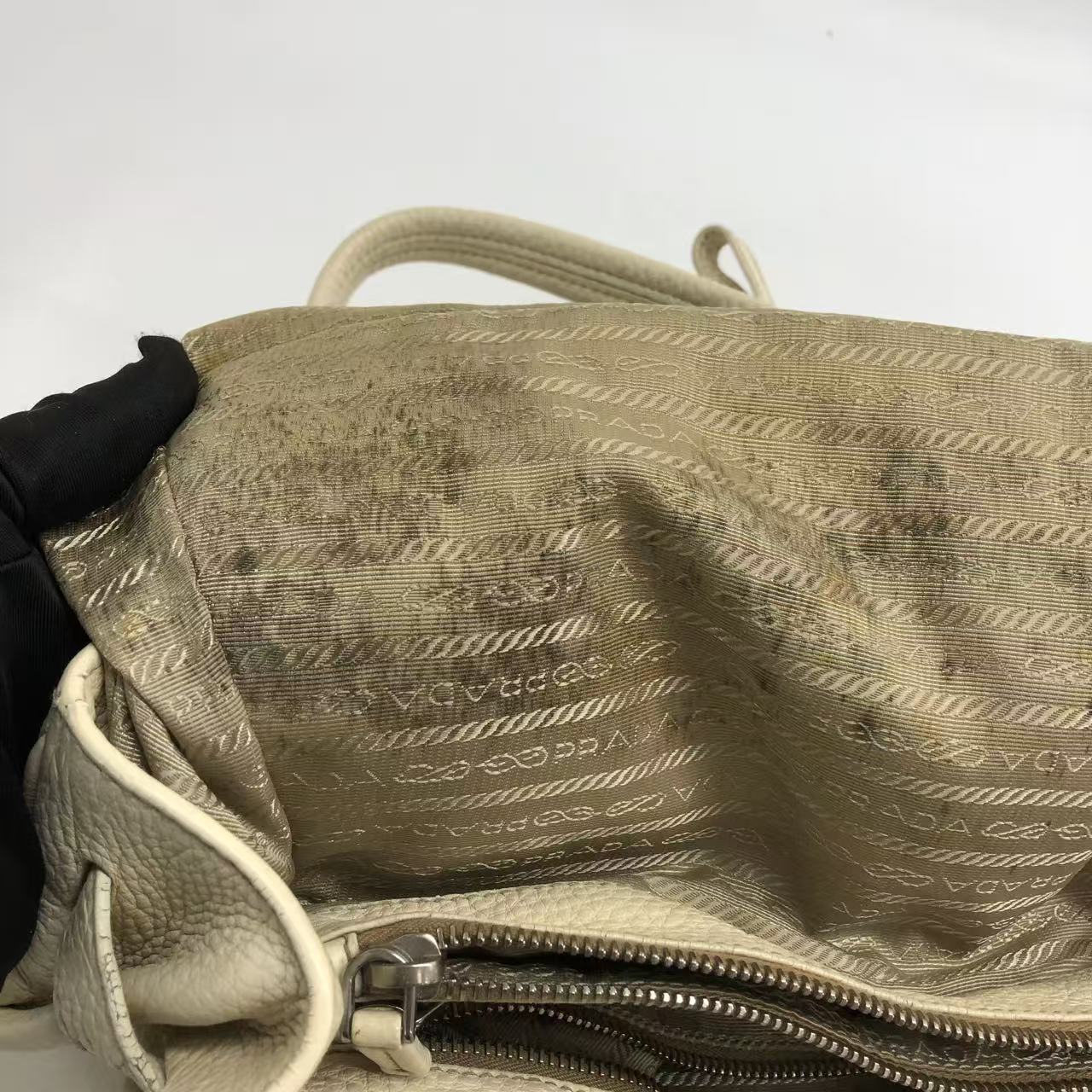 Prada White Shoulder Bag